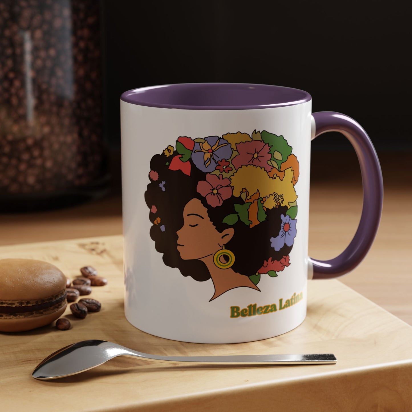 Coffee Mug - Afro Latina Belleza Latina Design