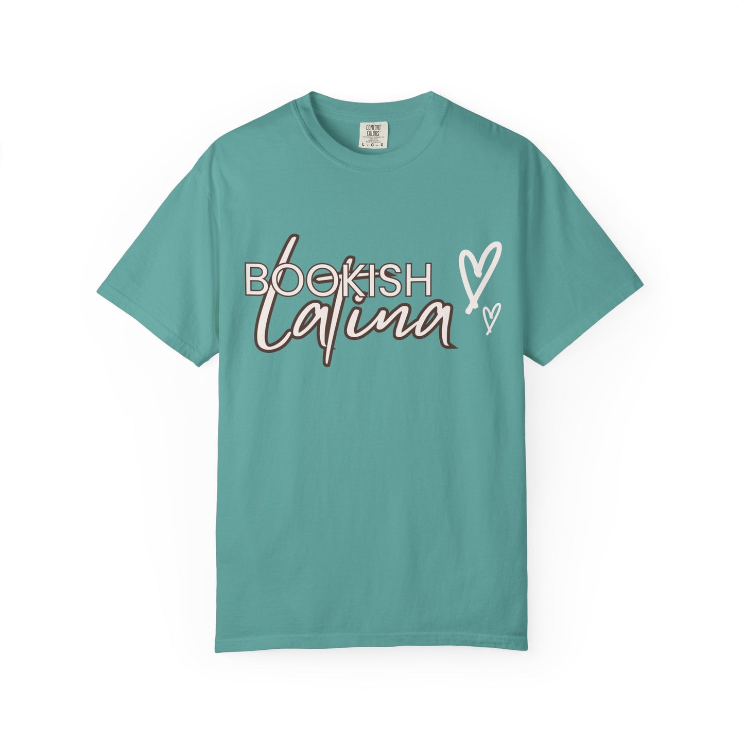 Bookish Latina Unisex T-Shirt- with hearts design