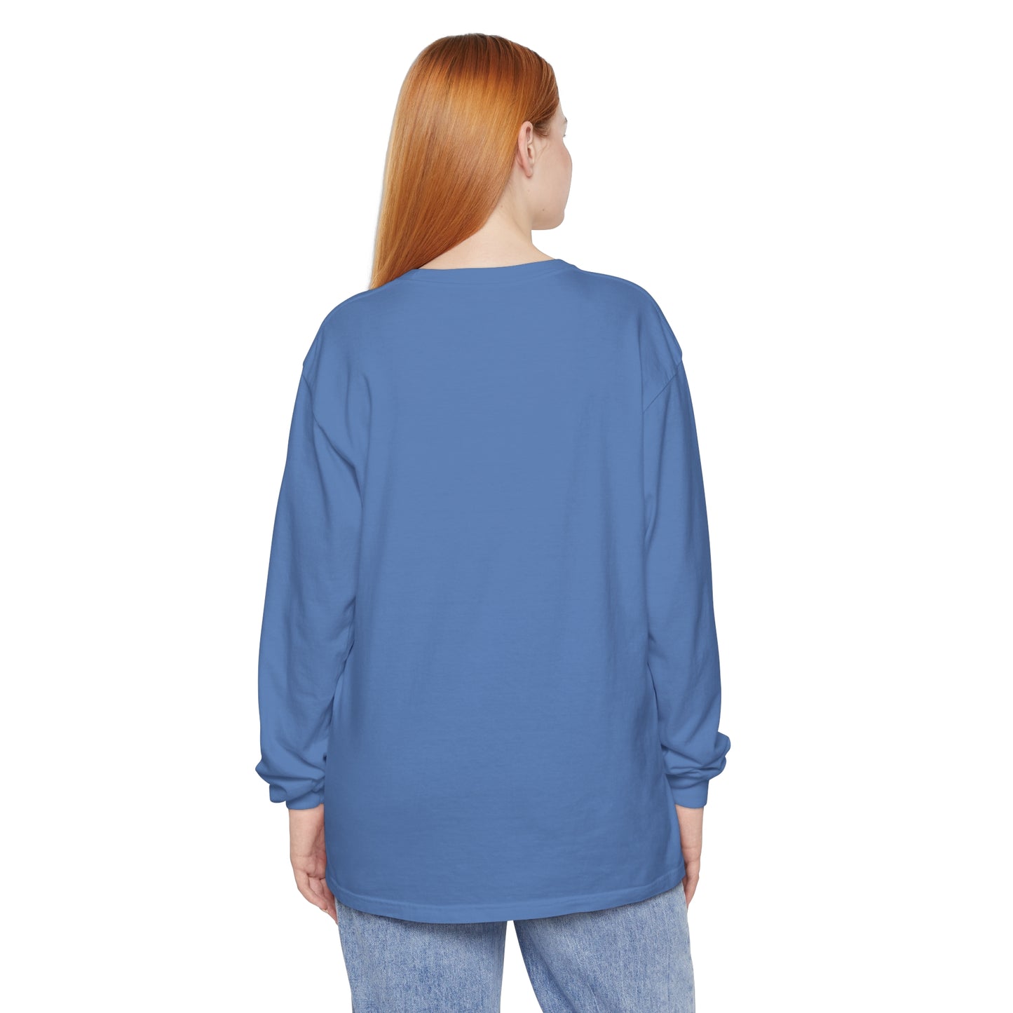 Bookish Latina Unisex Long Sleeve T-Shirt with Two Hearts Design