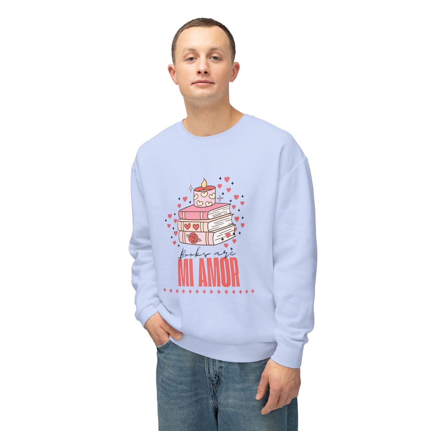 Books Are Mi Amor Crewneck Sweatshirt