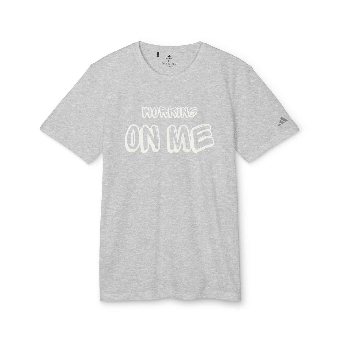 Working on Me adidas® Unisex Sport T-shirt
