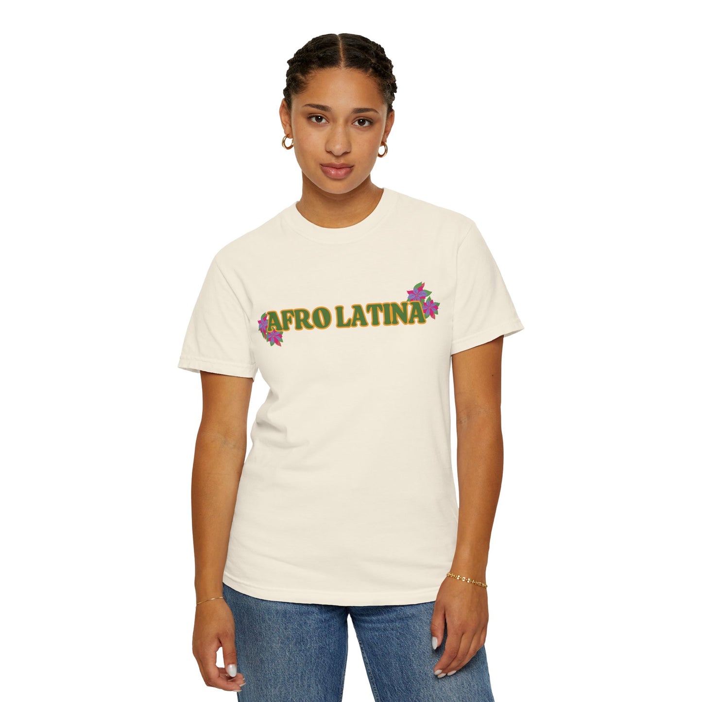 Graphic Tee - Afro Latina Belleza Latina Design