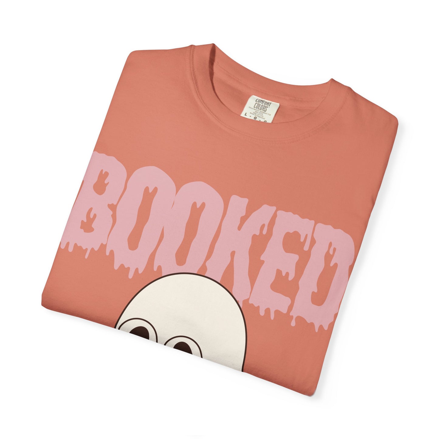 Booked Ghost with Coffee Unisex T-shirt