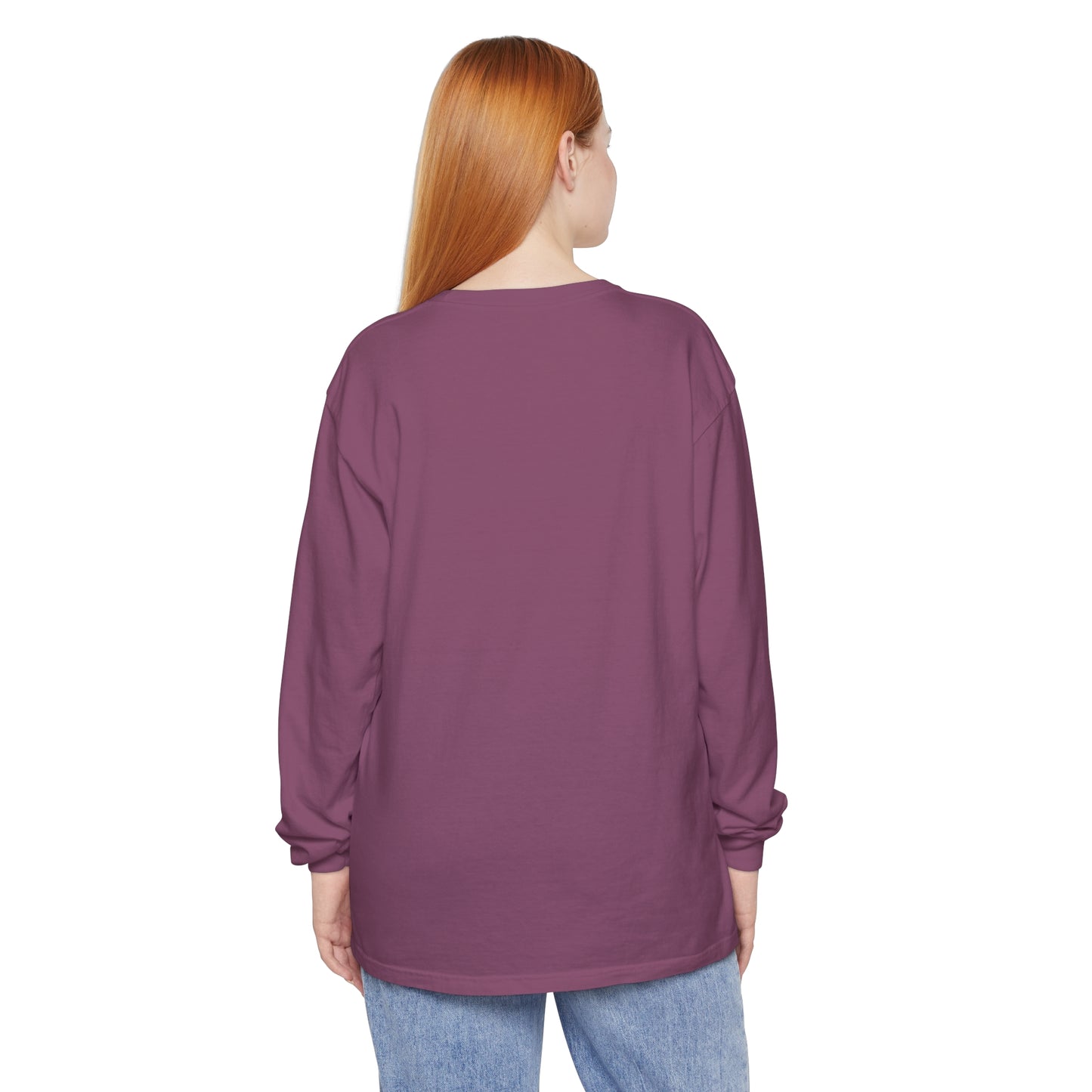 Bookish Latina Unisex Long Sleeve T-Shirt with Two Hearts Design
