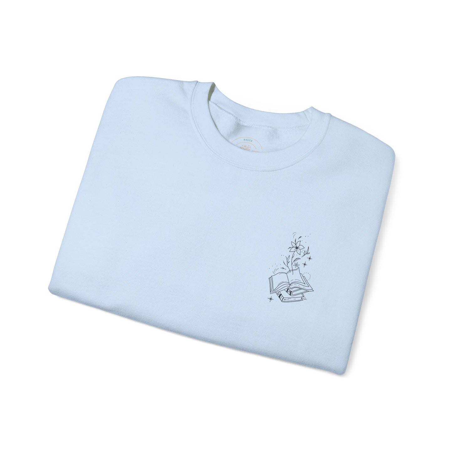 Book Lover Crewneck Sweatshirt - A book a day keeps the chisme away