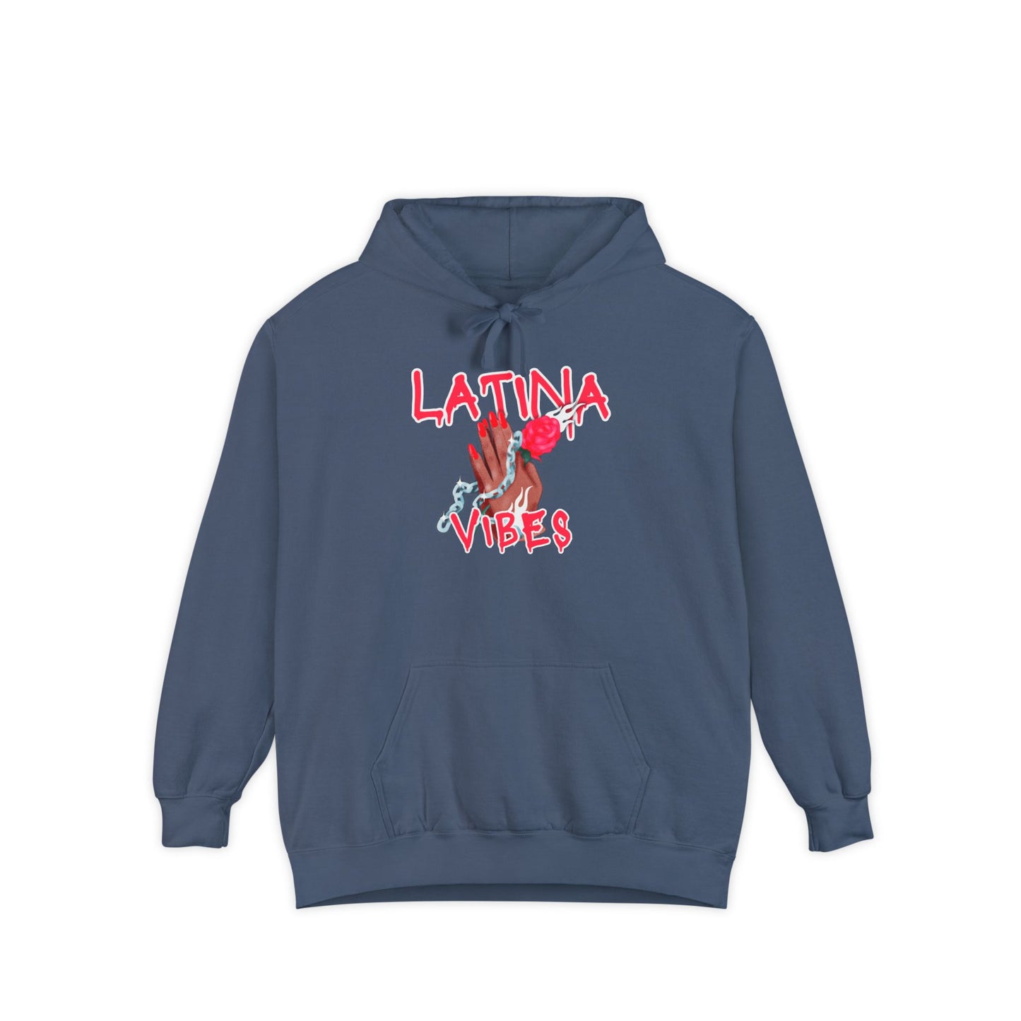 Garment-Dyed Hoodie - Latina Vibes