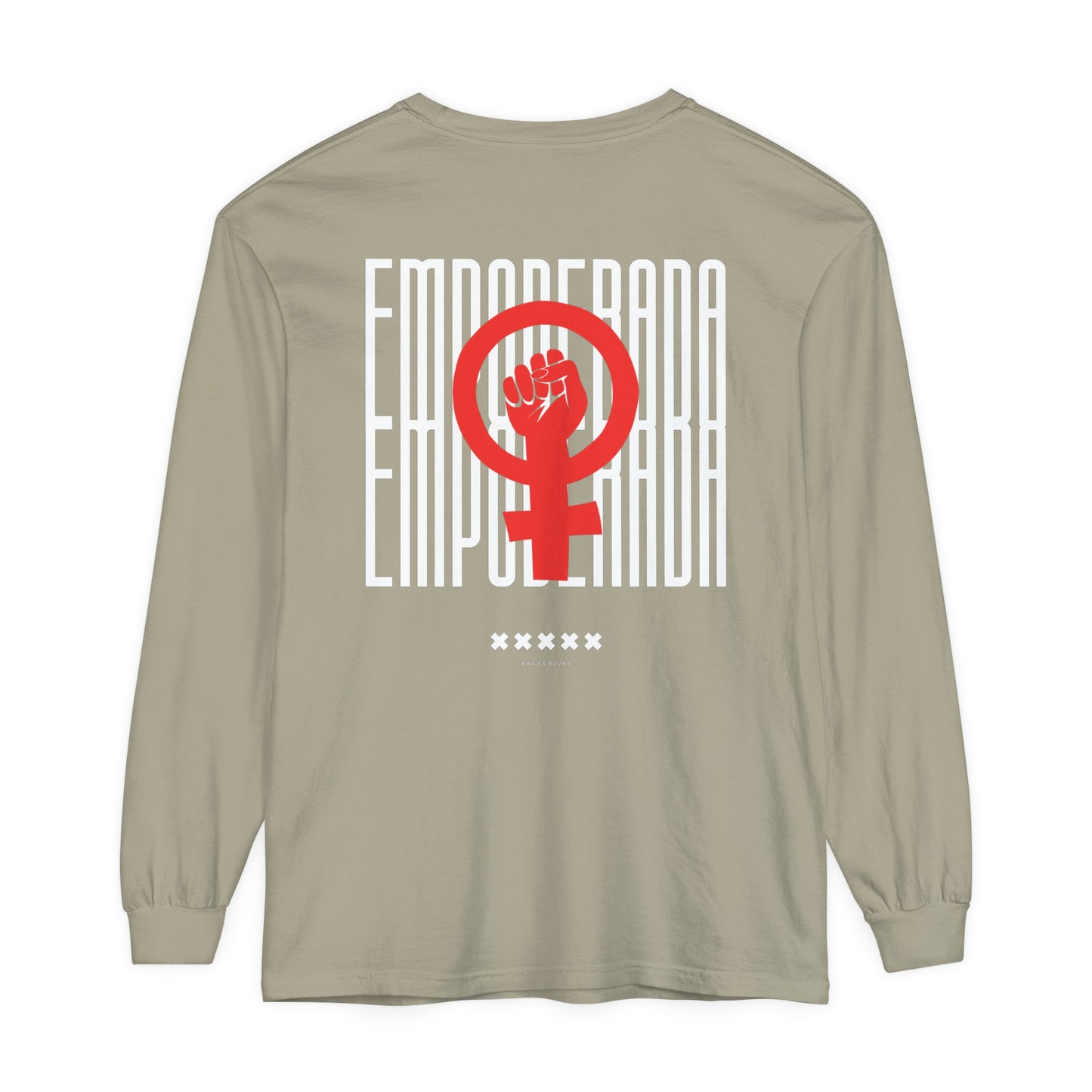 Empoderada Red Feminist Symbol Long Sleeve T-Shirt