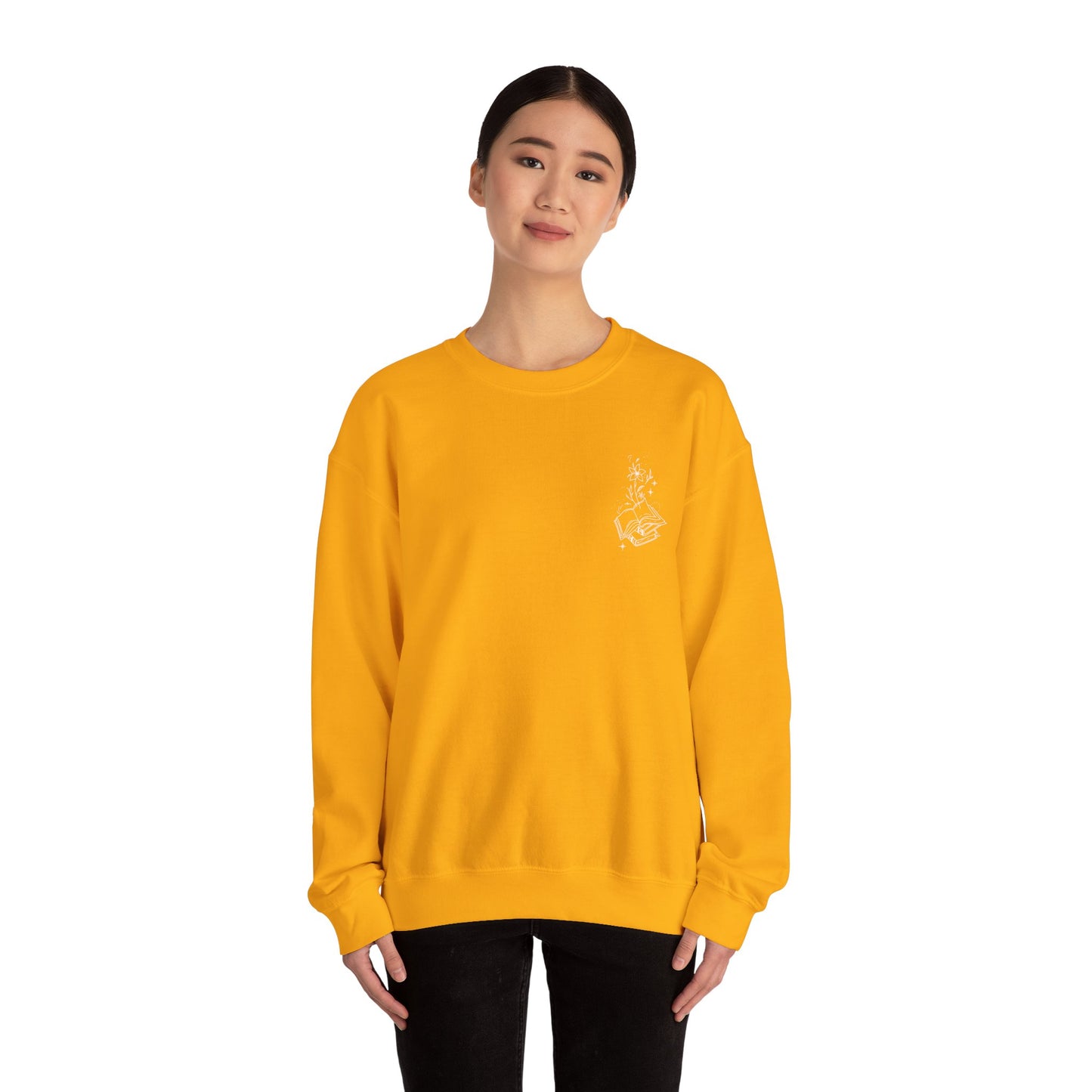 Book Lover Crewneck Sweatshirt - A book a day keeps the chisme away