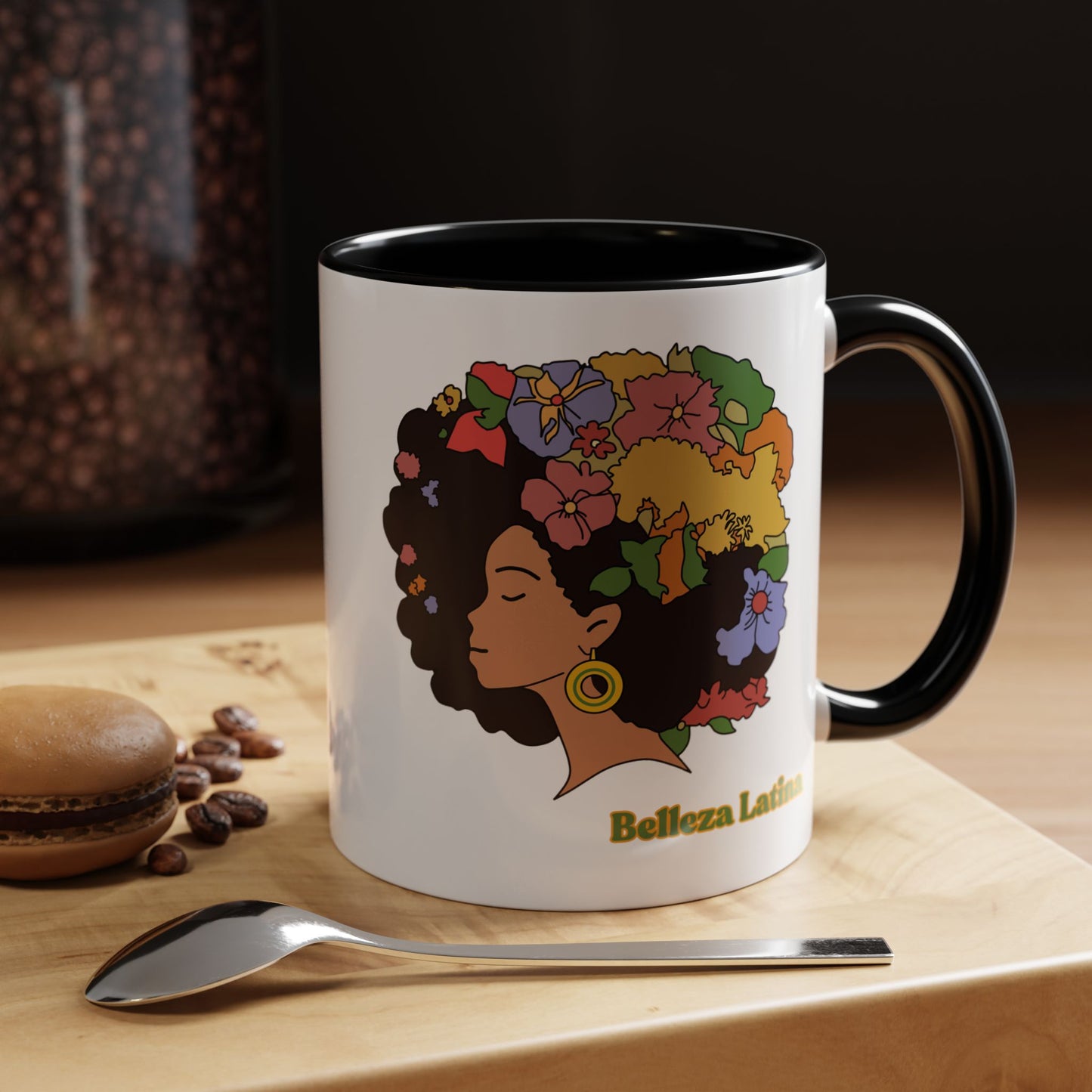 Coffee Mug - Afro Latina Belleza Latina Design