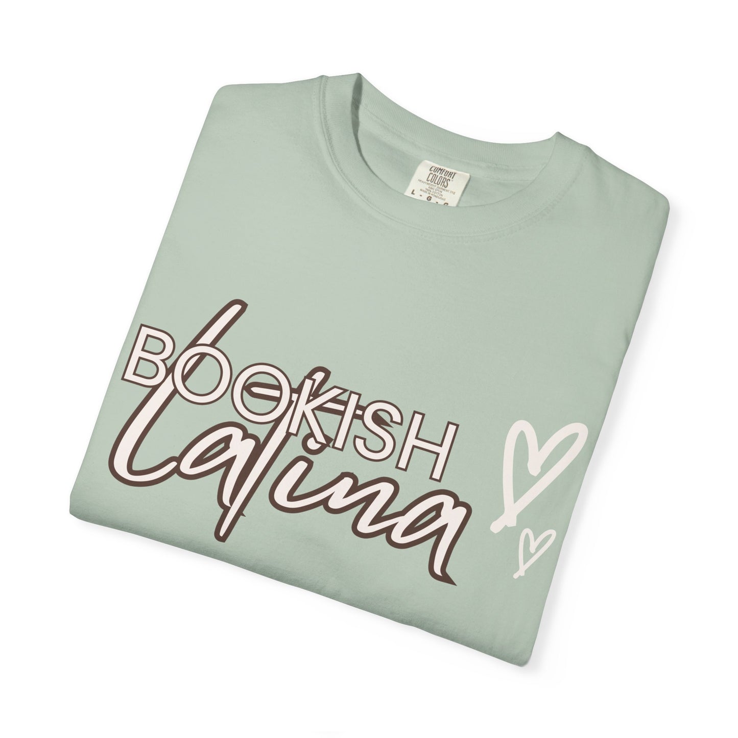 Bookish Latina Unisex T-Shirt- with hearts design