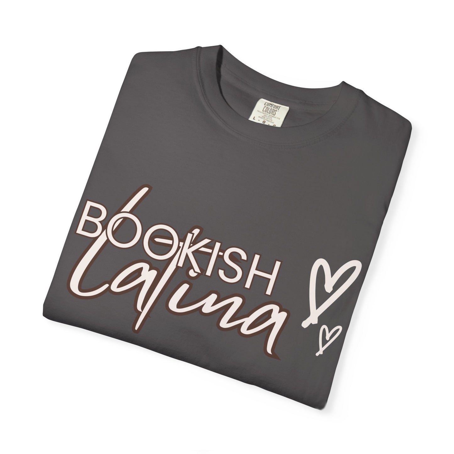 Bookish Latina Unisex T-Shirt- with hearts design
