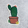 Cactus Planter Sticker