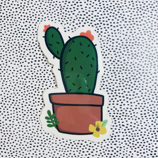 Cactus Planter Sticker