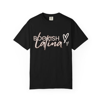 Bookish Latina Unisex T-Shirt- with hearts design
