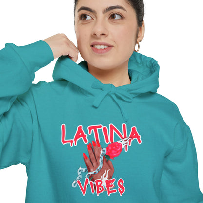 Garment-Dyed Hoodie - Latina Vibes