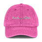 Vintage Book Club Cap - Casual Embroidery Hat for Readers