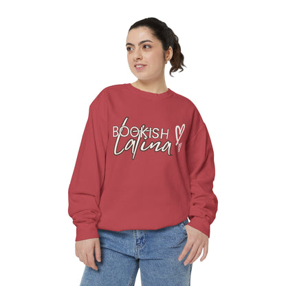 Bookish Latina Sweatshirt- with hearts design
