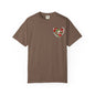 Unisex Garment-Dyed T-shirt - Autentico, Chingon Latino with Calavera Heart