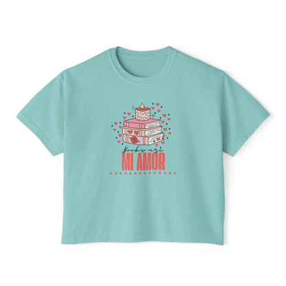 Books Are Mi Amor Boxy Tee