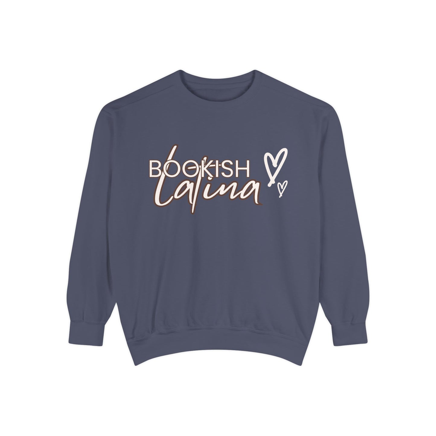 Bookish Latina Sweatshirt- with hearts design