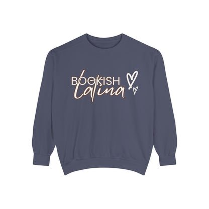 Bookish Latina Sweatshirt- with hearts design