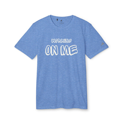 Working on Me adidas® Unisex Sport T-shirt