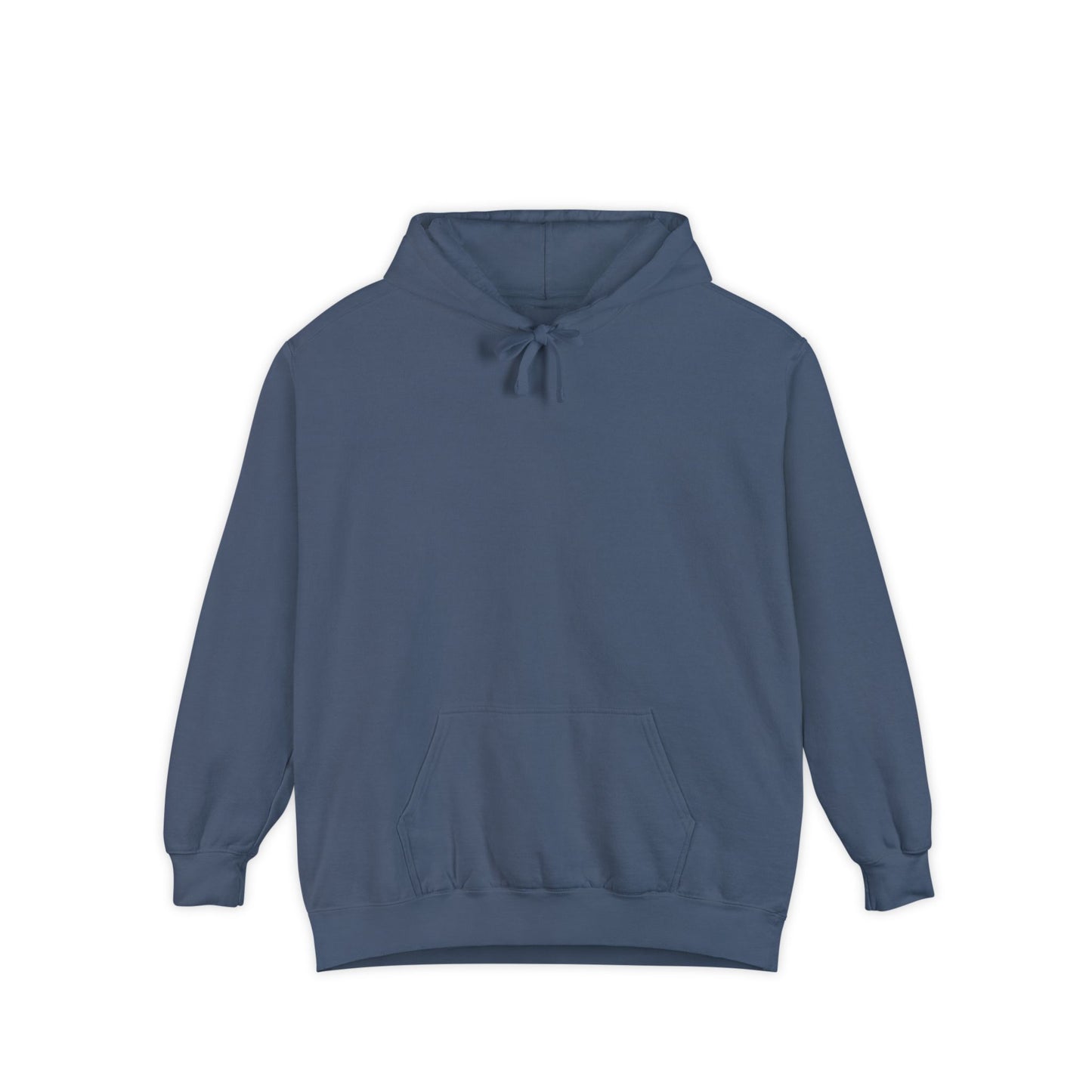 Bookish Latino Garment-Dyed Hoodie with Candles and Books Design