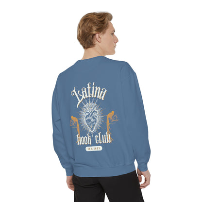 Latina Book Club Unisex Garment-Dyed Sweatshirt