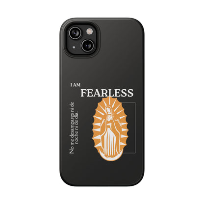 Fearless Impact-Resistant Phone Case, Protective Cover, Inspirational Gift, Unique Design, Motivational Cell Phone Case