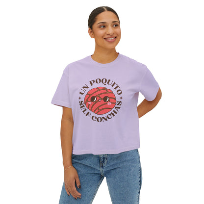 Boxy Tee with Un Poquito Self Conchas and Cute Concha Design