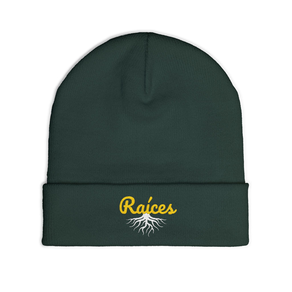 Beanie Hat Embroidered with raíces