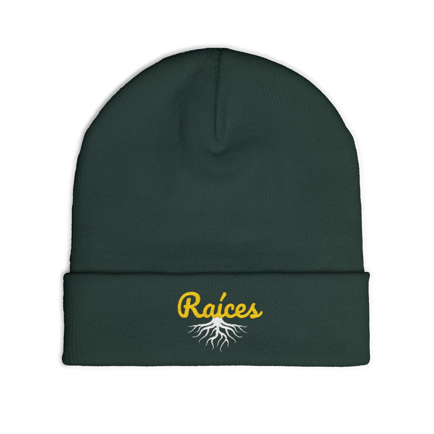 Beanie Hat Embroidered with raíces