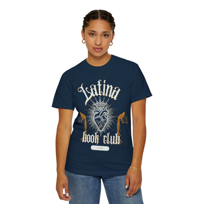 Latina Book Club T-shirt with Heart Anatomy Design