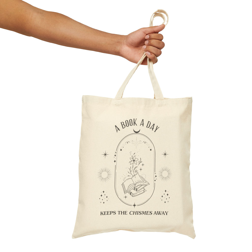Tote Bag - A Book a Day Keeps the Chisme Away