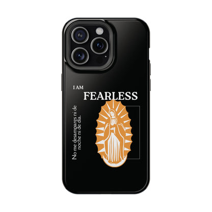 Fearless Impact-Resistant Phone Case, Protective Cover, Inspirational Gift, Unique Design, Motivational Cell Phone Case