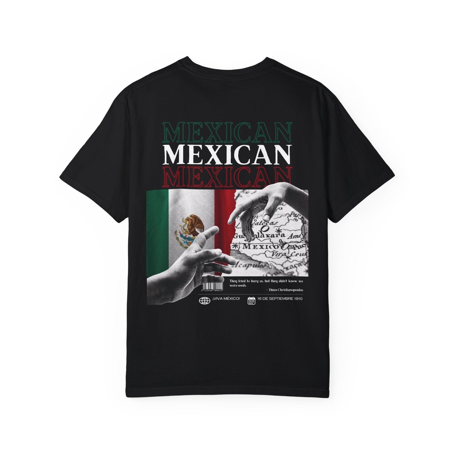 Mexican Flag Unisex T-shirt - Strength and Pride Design