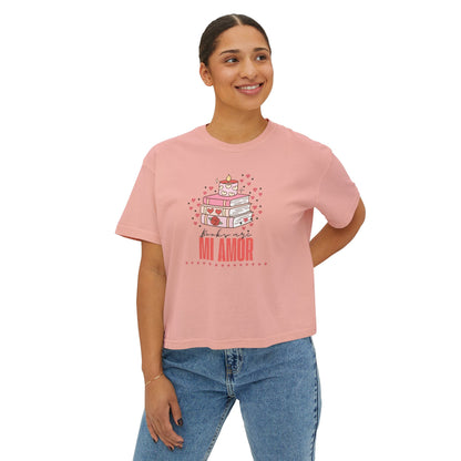 Books Are Mi Amor Boxy Tee