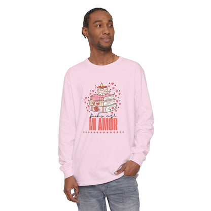 Books Are Mi Amor Unisex Long Sleeve T-Shirt