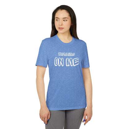 Working on Me adidas® Unisex Sport T-shirt