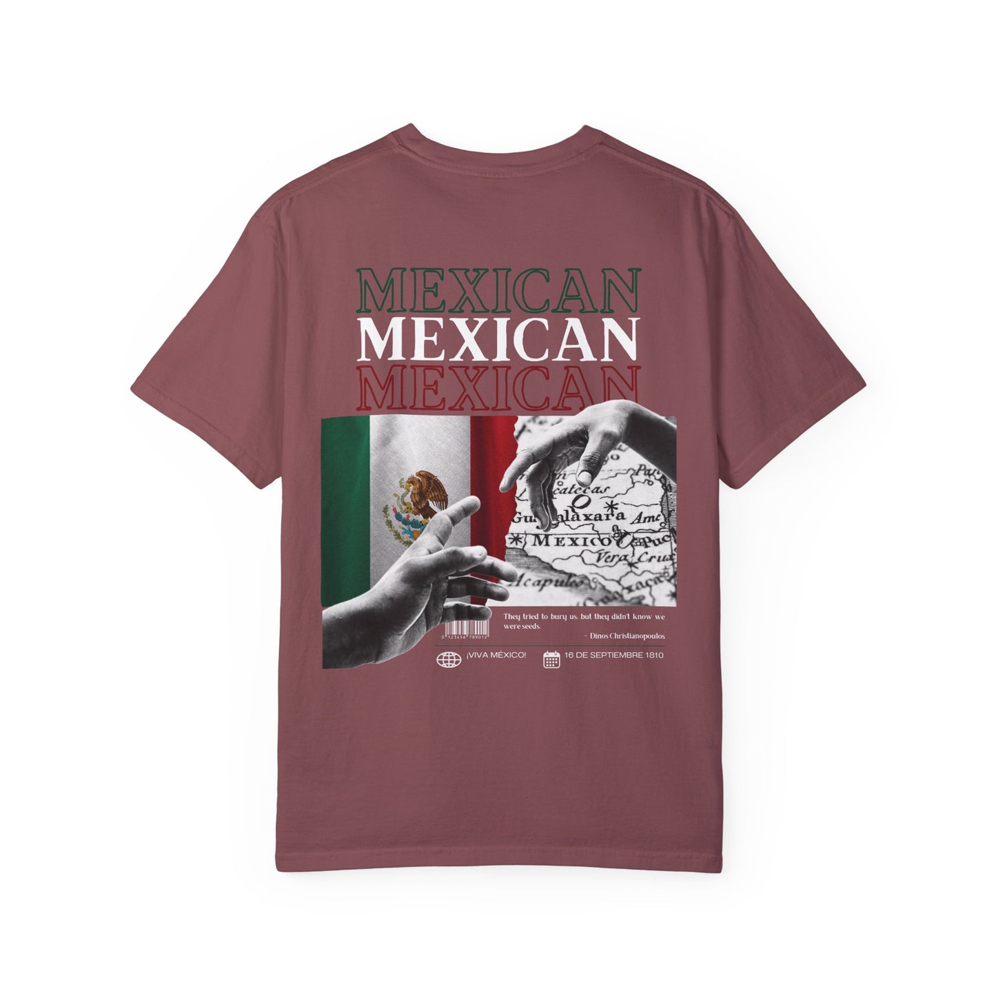 Mexican Flag Unisex T-shirt - Strength and Pride Design