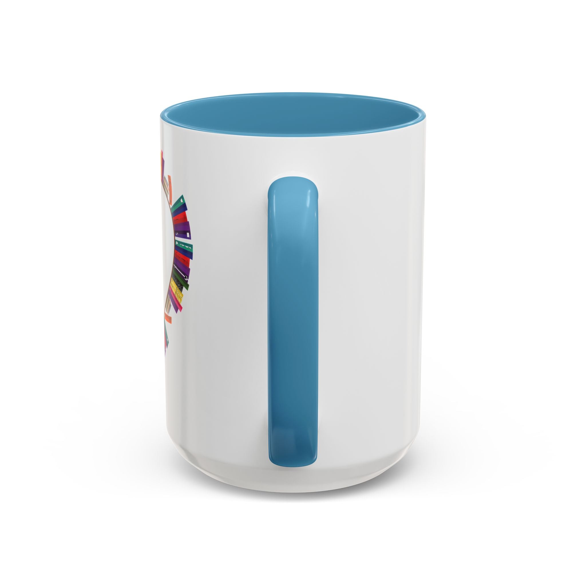 Mug Big Heart Made of Books Coffee Mug (11, 15oz)