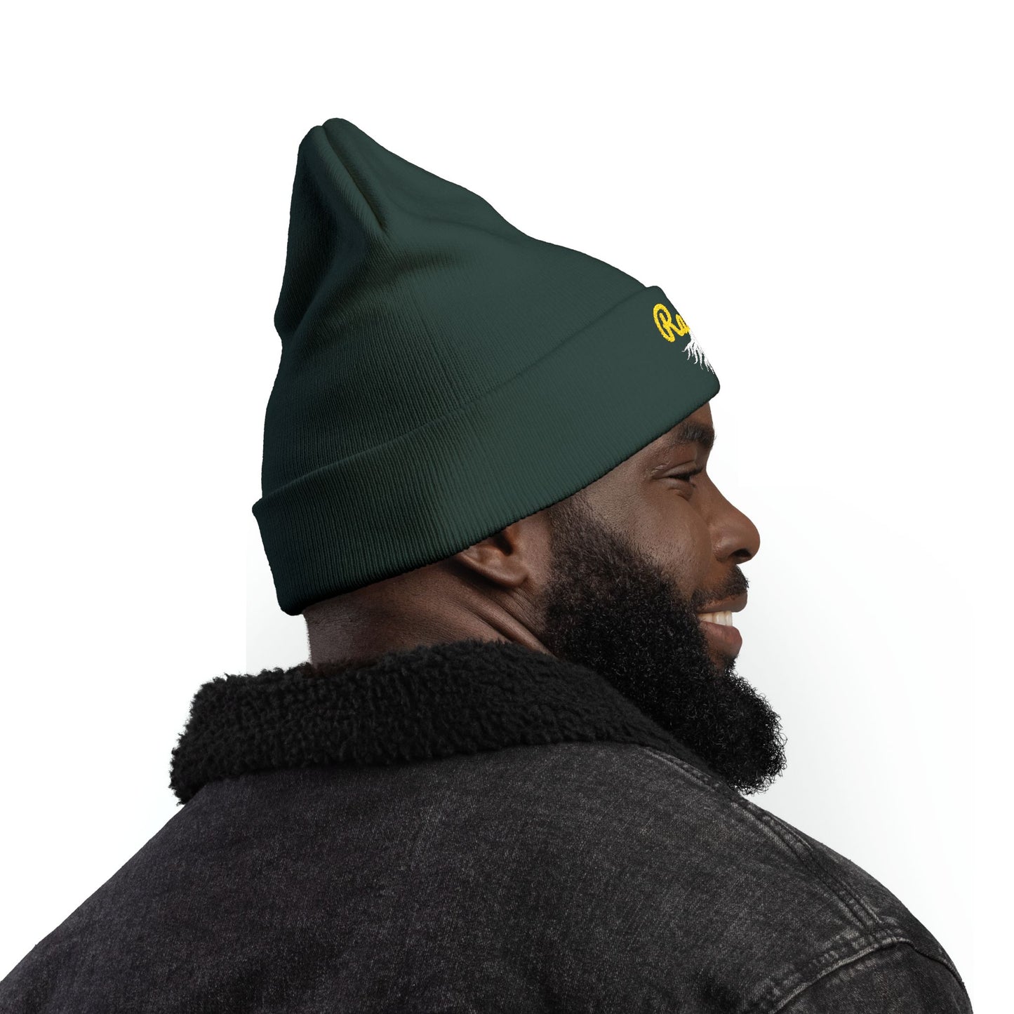 Beanie Hat Embroidered with raíces
