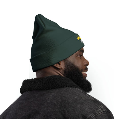 Beanie Hat Embroidered with raíces