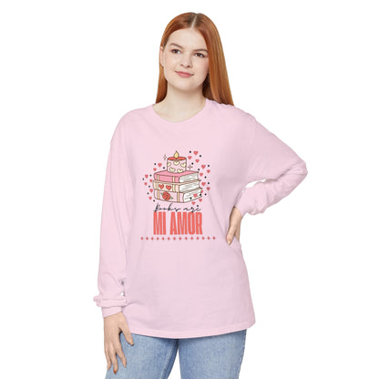 Books Are Mi Amor Unisex Long Sleeve T-Shirt