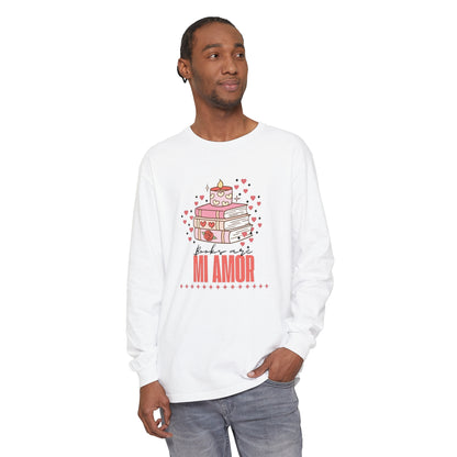 Books Are Mi Amor Unisex Long Sleeve T-Shirt