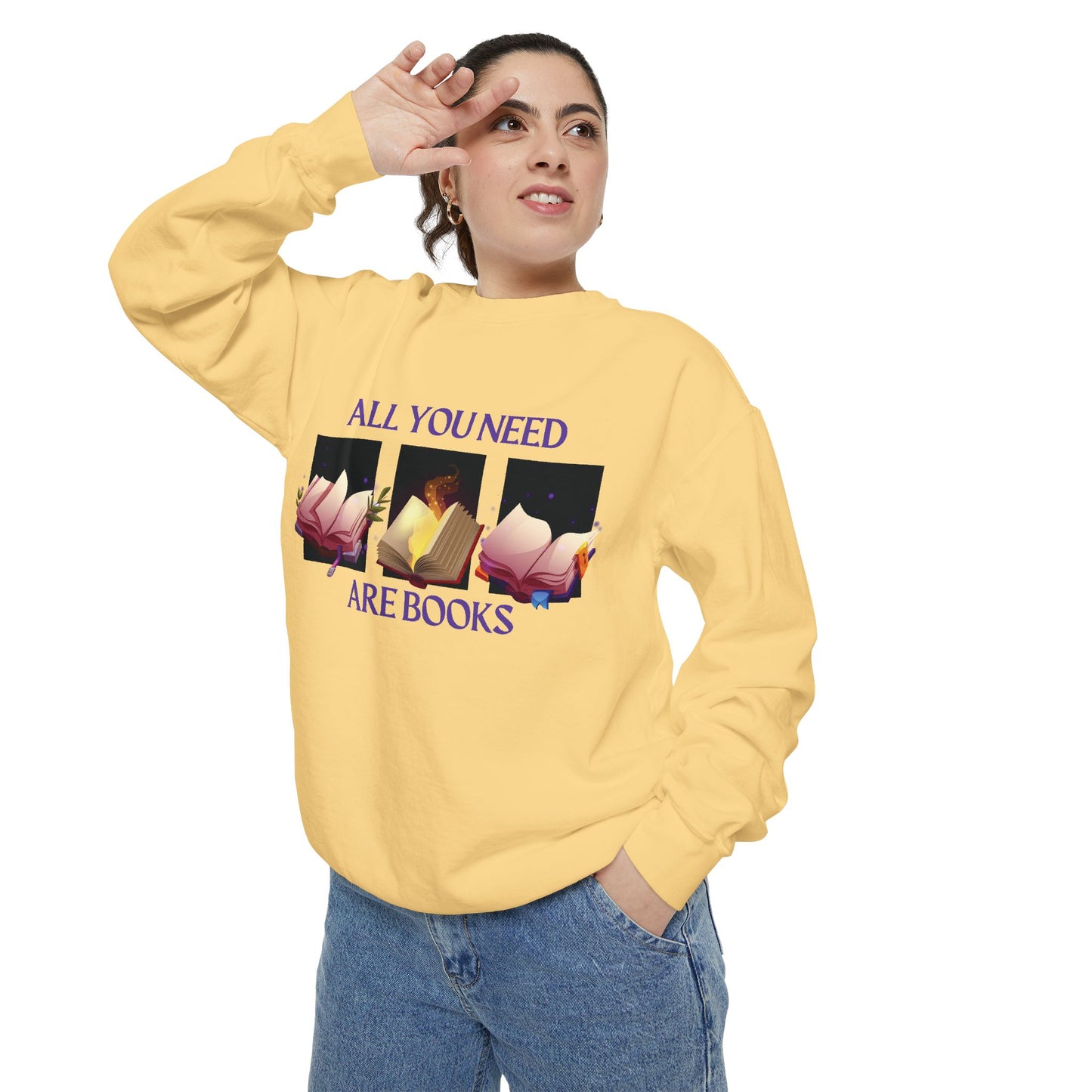 Magical Books Sweatshirt - All You Need Are Books