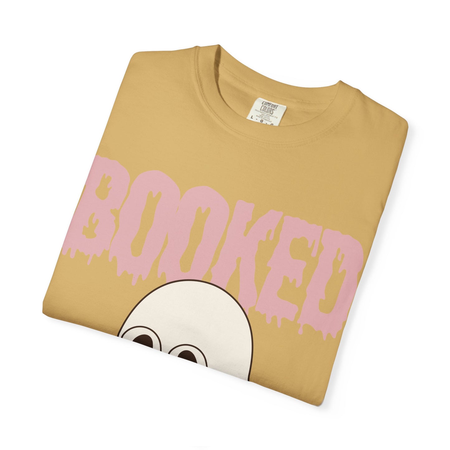 Booked Ghost with Coffee Unisex T-shirt