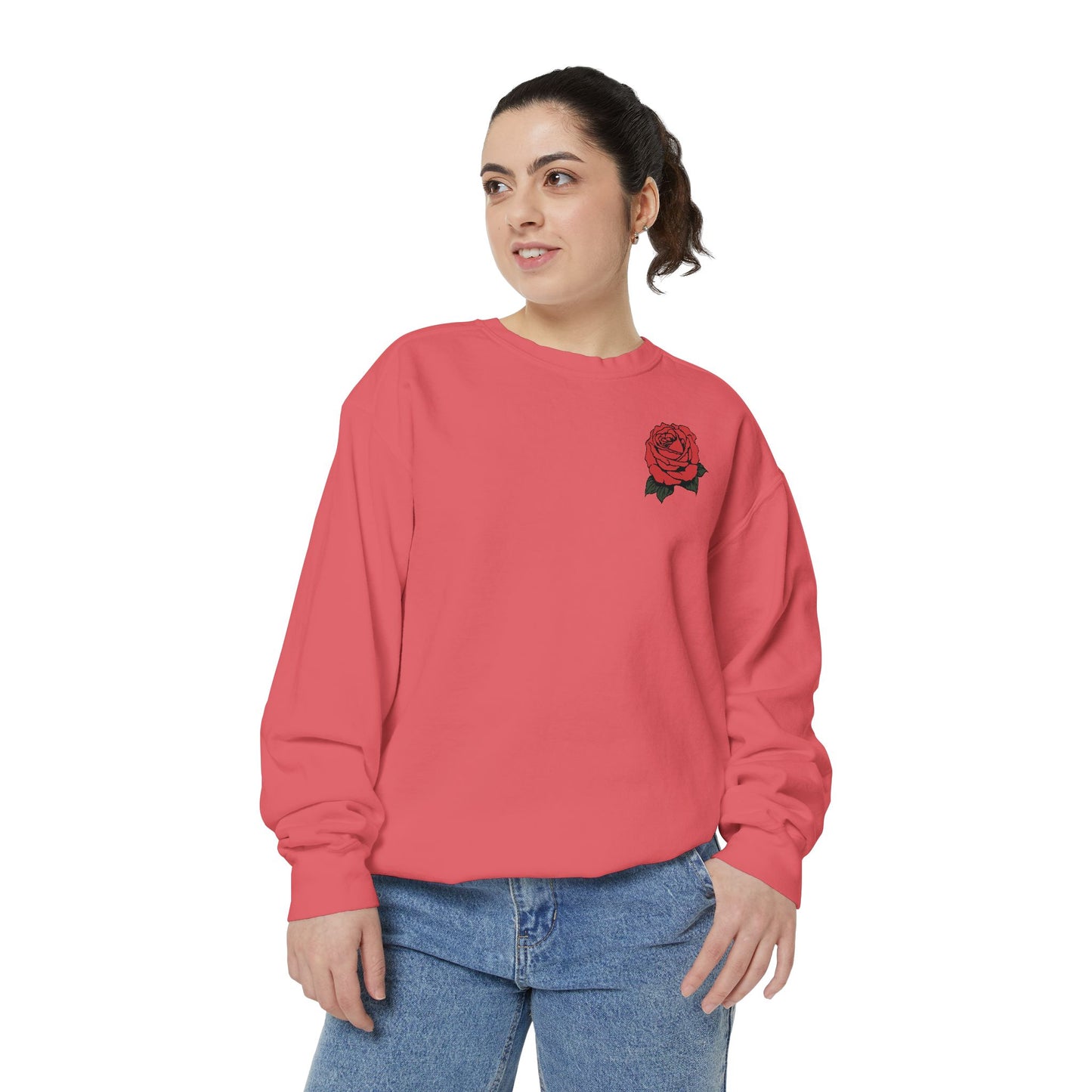 Skull and Roses Sweatshirt - Amor Eterno Design