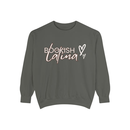 Bookish Latina Sweatshirt- with hearts design