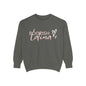 Bookish Latina Sweatshirt- with hearts design